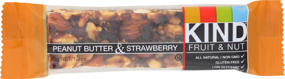 KIND: Fruit and Nut Bar Peanut Butter and Strawberry, 1.4 oz