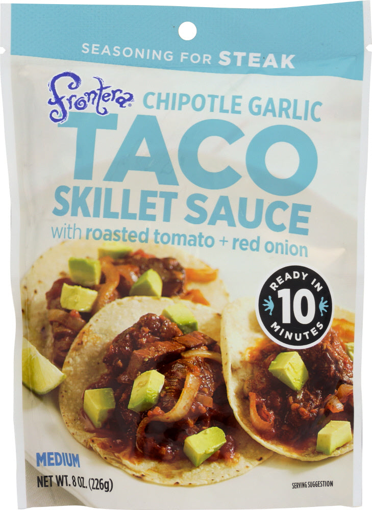 FRONTERA: Chipotle Garlic Taco Skillet Sauce Pouch, 8 oz