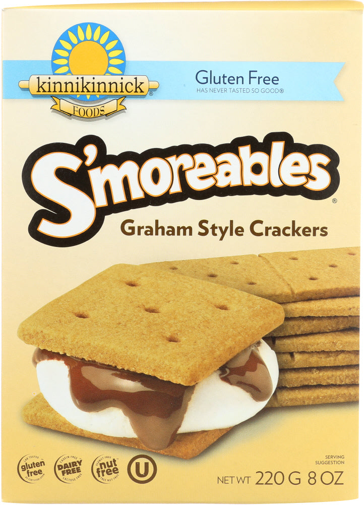 KINNIKINNICK: S'moreables Graham Style Crackers, 8 oz