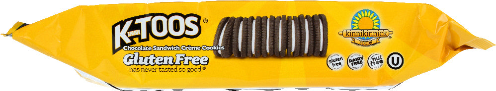 KINNIKINNICK: KinniToos Chocolate Sandwich Creme Cookies, 8 oz