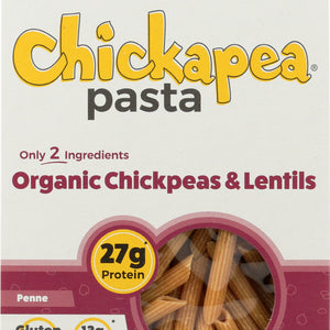 CHICKAPEA: Organic ChickPea and Red Lentil Pasta Penne, 8 oz