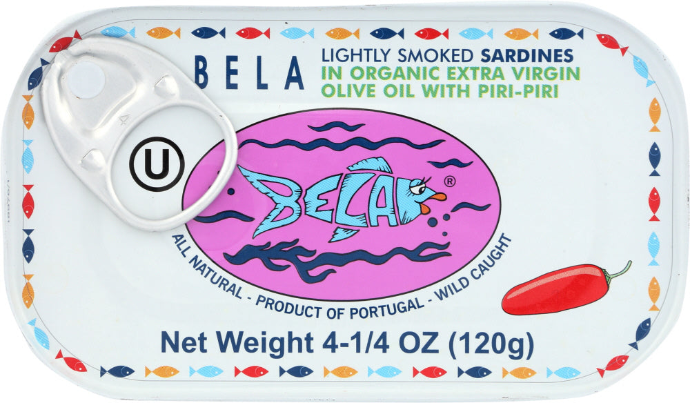 BELA: Sardines Hot Sauce, 4.25	oz