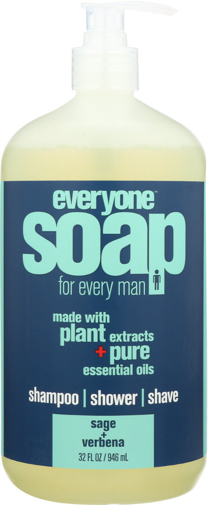 EVERYONE: Men’s Soap Lemon Verbena Sage, 32 oz