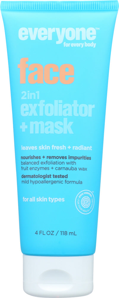 EVERYONE: Exfoliator Mask Face 2 In 1, 4 oz
