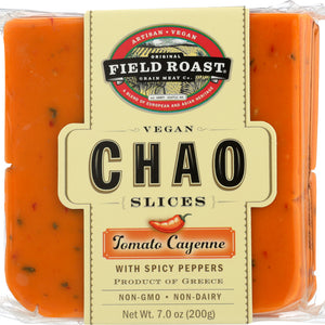 FIELD ROAST: Chao Slices Tomato Cayenne Cheese, 7 oz