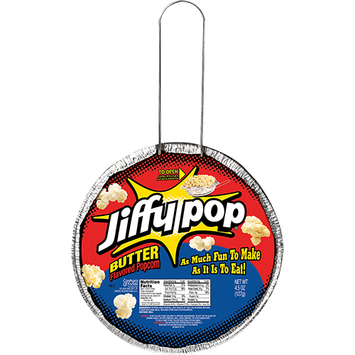 JIFFY POP: Buttered Flavored Popcorn Pan, 4.5 oz