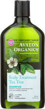 AVALON ORGANICS: Shampoo Scalp Treatment Tea Tree, 11 Oz