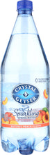 CRYSTAL GEYSER: Sparkling Spring Water Peach, 1.25 lt