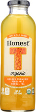 HONEST TEA: Organic Golden Turmeric Pineapple Herbal Tea, 16 fo