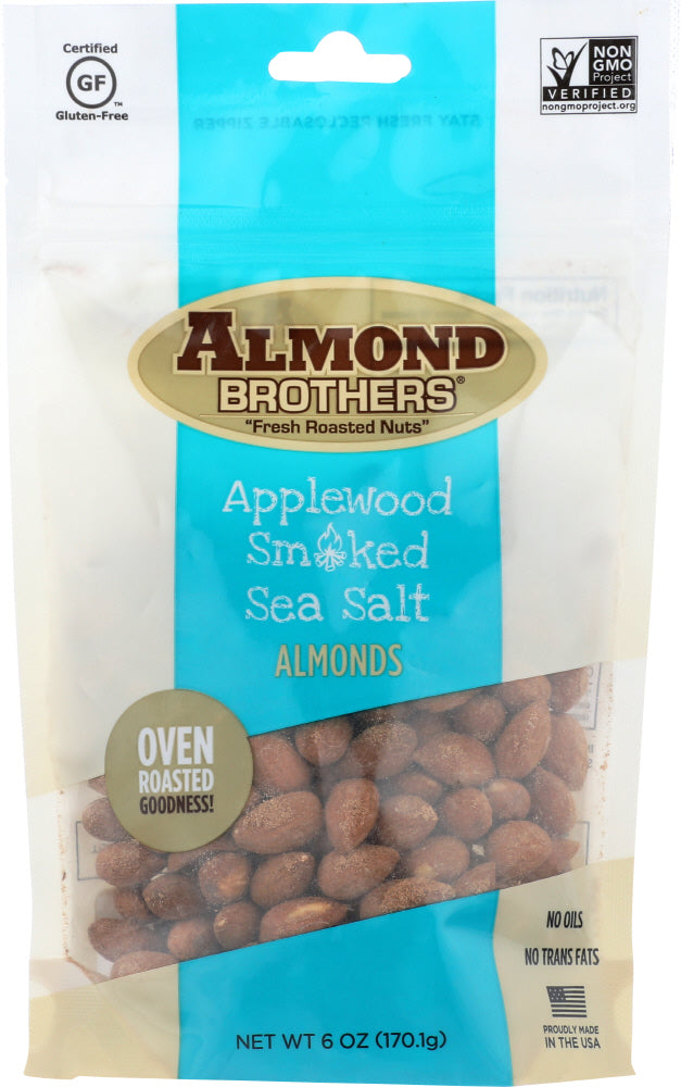 ALMOND BROTHERS: Nut Almond Applewood Smoke Salt, 6 oz