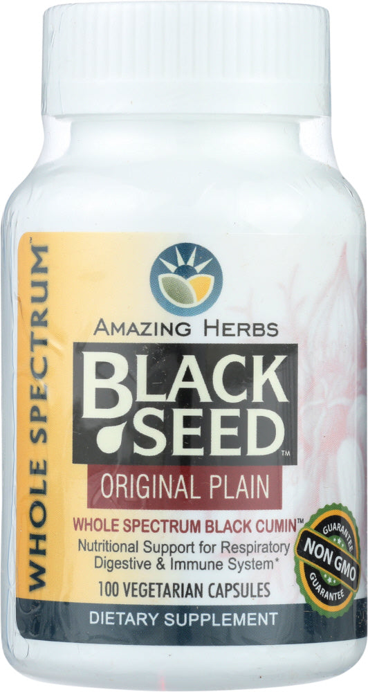 AMAZING HERBS: Black Seed Original Plain, 100 cp