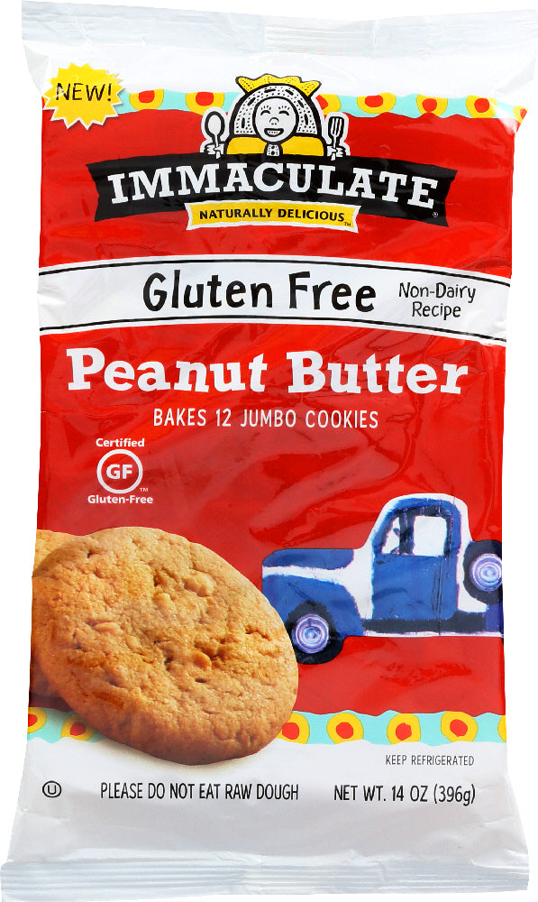 IMMACULATE BAKING: Gluten Free Peanut Butter Cookie Dough, 14 Oz