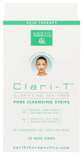 EARTH THERAPEUTICS: Clari T Cleansing Strips, 1 ea