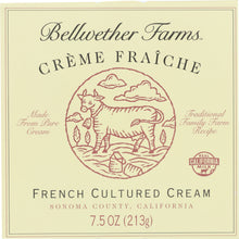 BELLWETHER FARMS: Creme Fraiche Cultured Cream, 7.5 oz