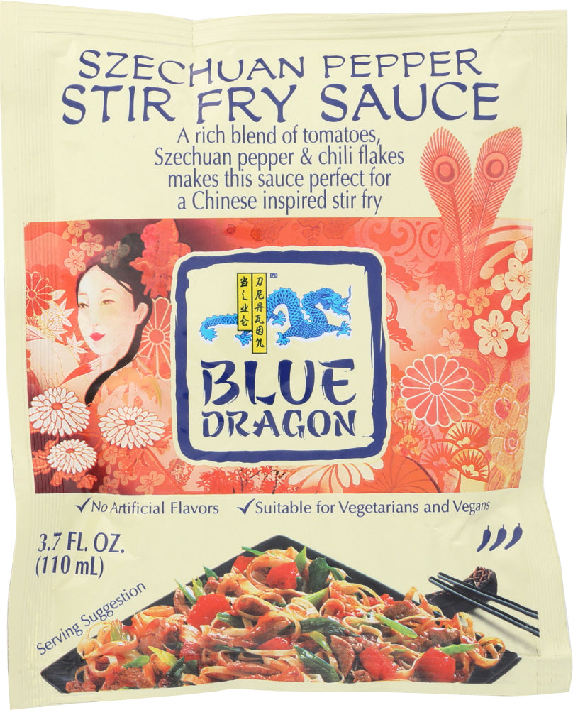 BLUE DRAGON: Sauce Stir Fry Pepper Szechuan, 3.7 oz