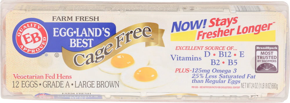 EGGLANDS BEST: Grade A Large Brown Eggs, 1 dz