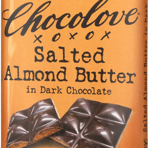 CHOCOLOVE: Dark Chocolate Bar Almond Butter, 3.2 oz