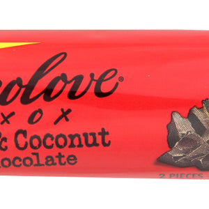 CHOCOLOVE: Dark Chocolate Bar Canache Coconut, 1.41 oz