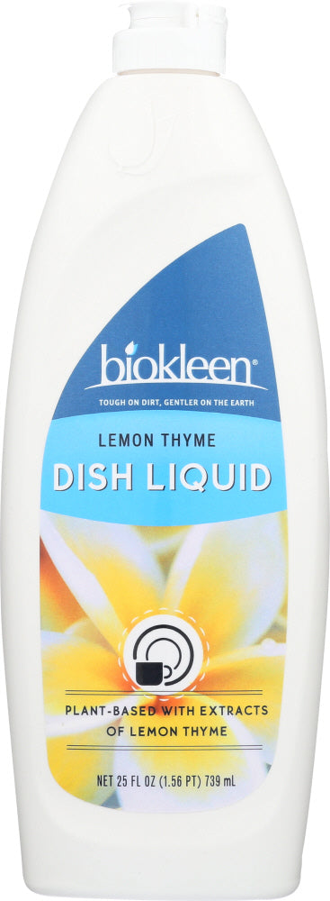 BIO KLEEN: Lemon Thyme Dish Liquid, 25 oz