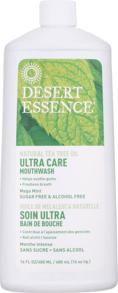 Desert Essence - Mouthwash - Tea Tree U/care Mint - 16 Fl Oz 