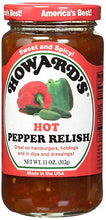 HOWARDS: Relish Hot Pepper, 11 oz