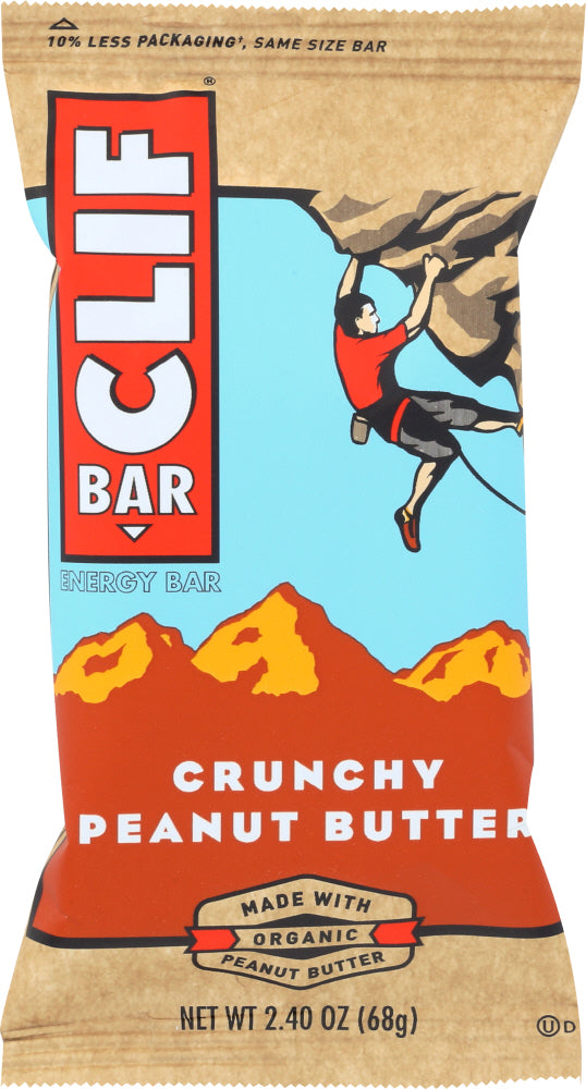 CLIF BAR: Crunchy Peanut Butter Energy Bar, 2.4 oz