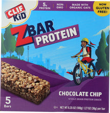 CLIF KID: ZBar Protein Chocolate Chip 5 Count, 6.35 oz