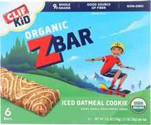 CLIF KID: Zbar Organic Iced Oatmeal Cookie, 7.62 oz