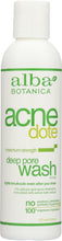 ALBA BOTANICA: Natural Acne Dote Deep Pore Wash Oil-Free, 6 oz