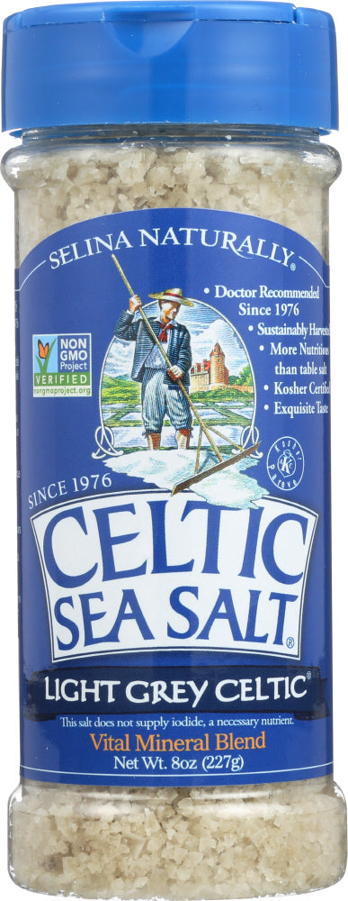 CELTIC: Sea Salt Light Grey Shaker, 8 oz
