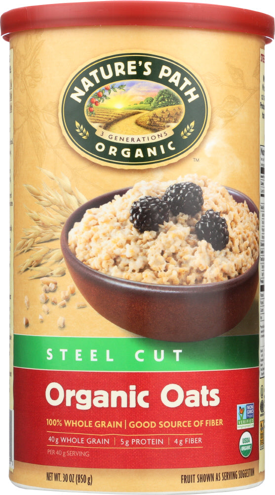 COUNTRY CHOICE: Organic Oven Toasted Oats Steel Cut, 30 oz
