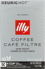 ILLY ISSIMO: Coffee Kcup Dark Roast, 10 pc