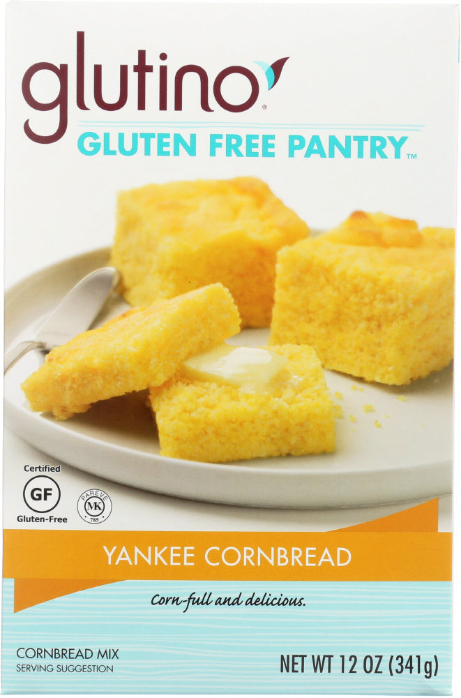 GLUTINO: Gluten Free Pantry Yankee Cornbread Mix, 12 oz