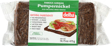 DELBA: German Pumpernickel Bread, 16.75 oz