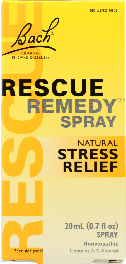 BACH ORIGINAL FLOWER ESSENCES: Rescue Remedy Spray, 0.7 oz