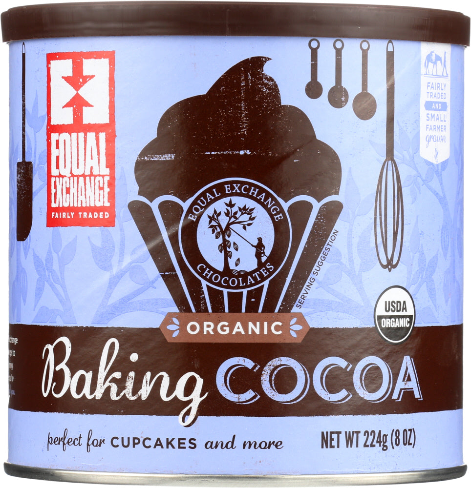EQUAL EXCHANGE: Organic Baking Cocoa, 8 oz