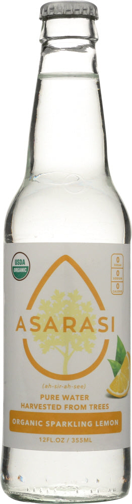 ASARASI: Water Sparkle Lemon, 12 oz