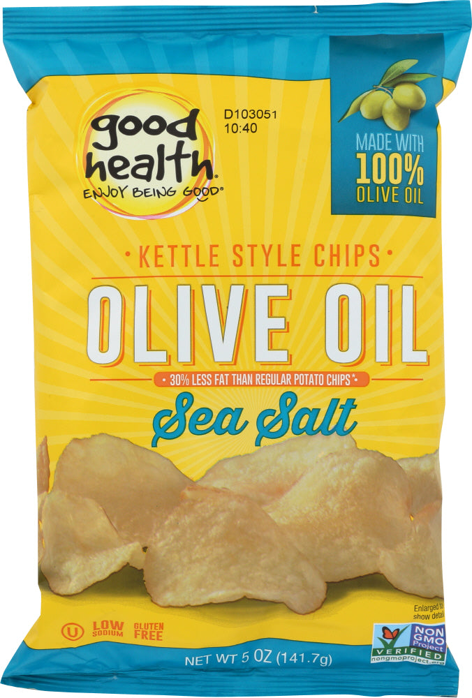 GOOD HEALTH: Kettle Chips Olive Oil Sea Salt, 5 oz