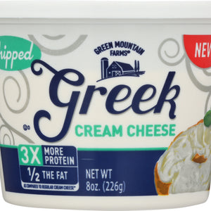 GREEN MOUNTAIN: Cream Cheese Greek Yogurt Tub, 8 oz