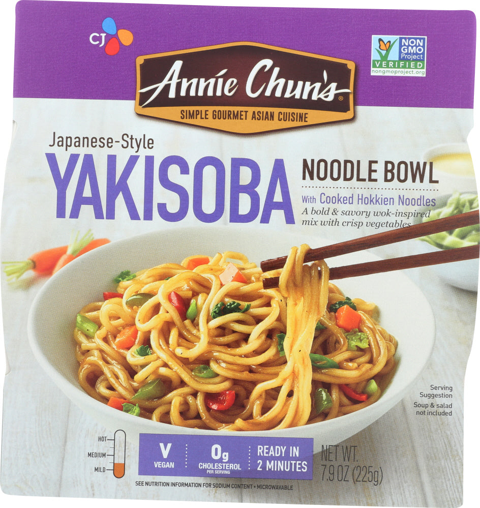 ANNIE CHUNS: Japanese Style Yakisoba Noodle Bowl, 7.9 oz