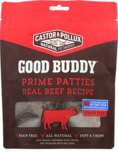 CASTOR & POLLUX: Good Buddy Prime Patties Dog Treats Real Beef Recipe 4 Oz