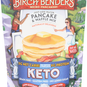 BIRCH BENDERS: Keto Pancake & Waffle Mix, 14 oz