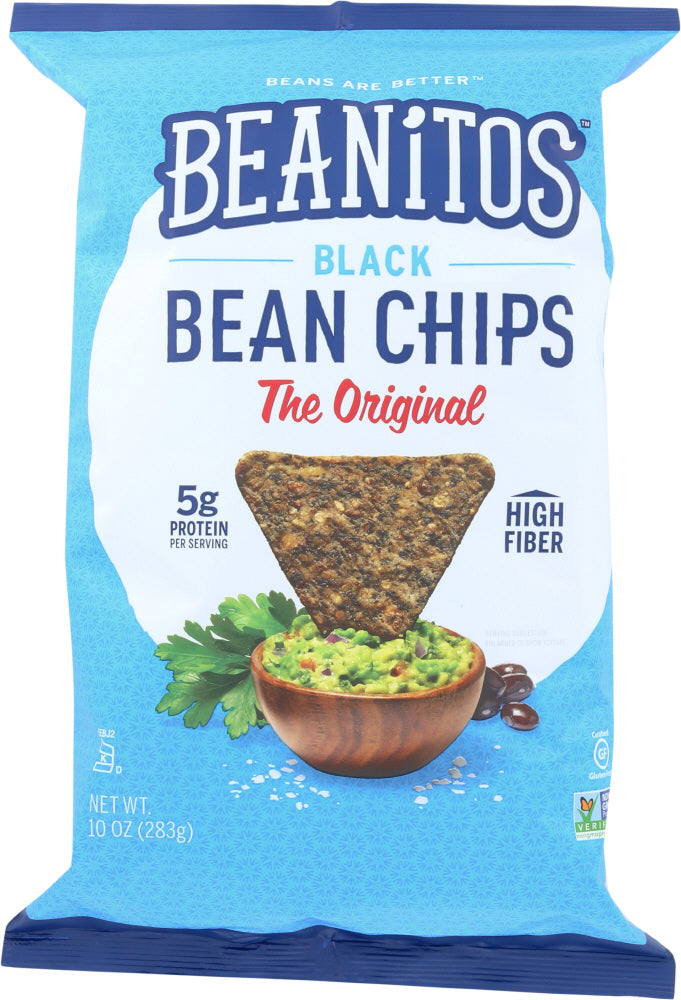 BEANITOS: Black Bean Chips The Original Party Size 10 Oz