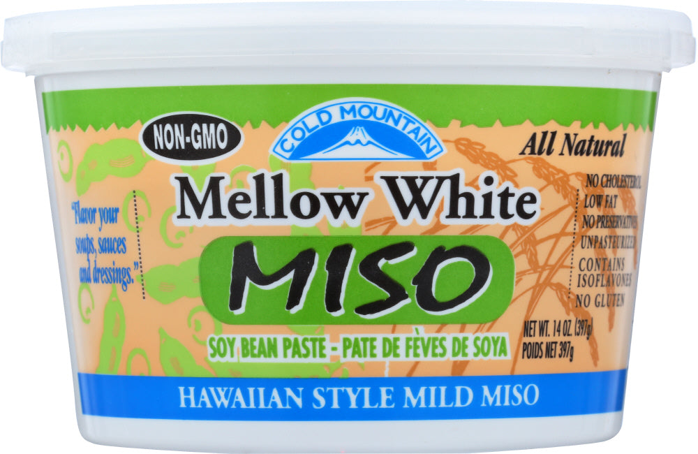 COLD MOUNTAIN: Miso Mellow White, 14 oz