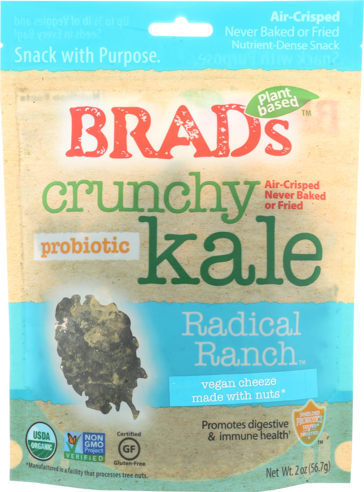 BRADS RAW: Crunchy Kale Radical Ranch with Probiotic, 2 oz