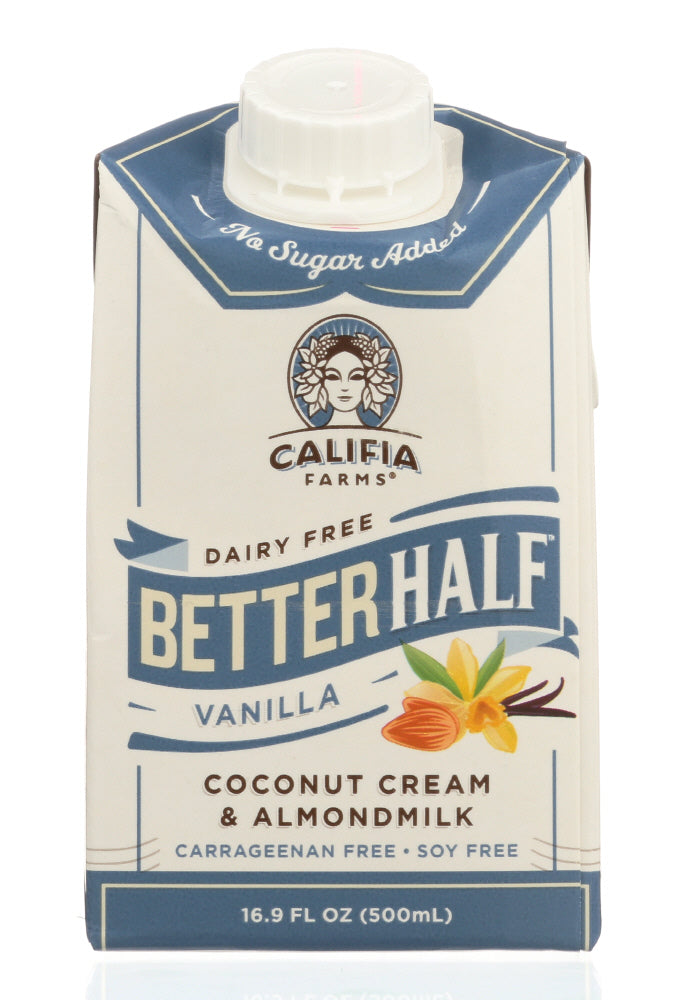 CALIFIA: Better Half Vanilla Creamer, 16.9 oz