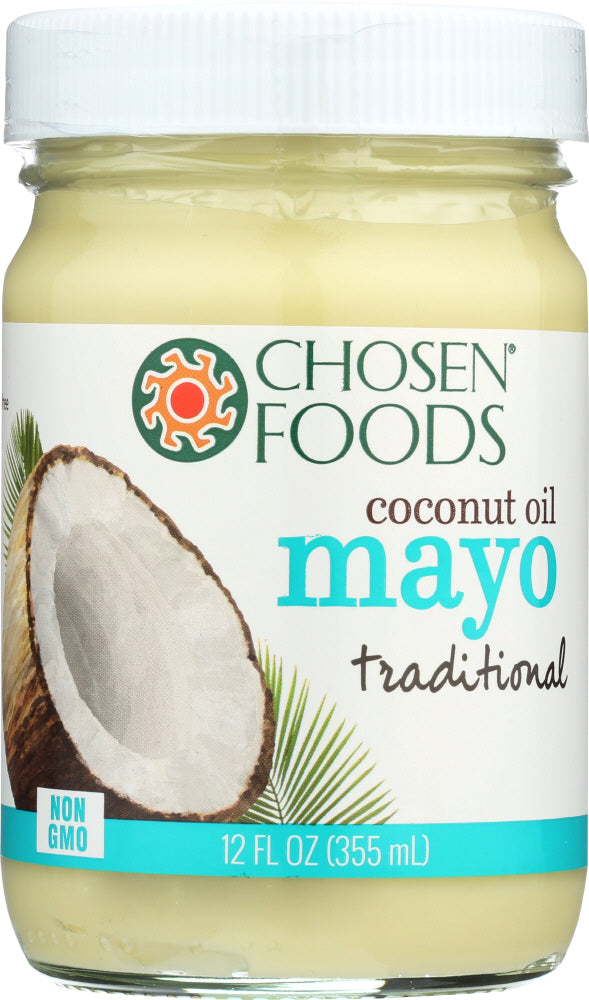 CHOSEN FOODS: Mayo Coconut Oil, 12 oz