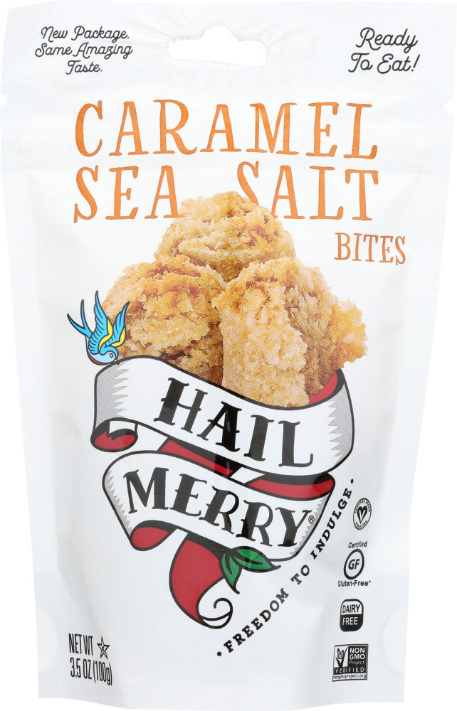HAIL MERRY: Merry Bites Caramel Sea Salt, 3.5 oz