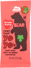 BEAR YOYO: Strawberry Fruit Rolls Single 0.7 Oz