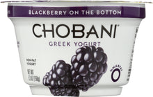 CHOBANI: Fob 0% Fat Blackberry Yogurt, 5.3 oz